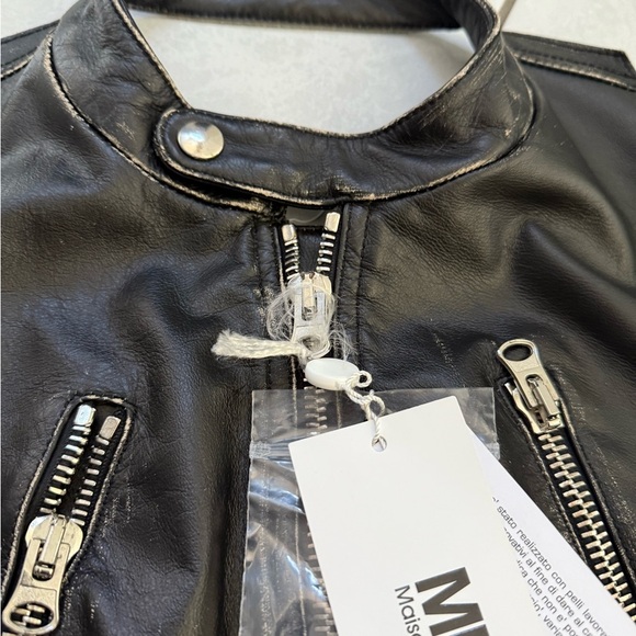 Maison margiela open back distressed leather‎ vest 44/large (runs small!) - Picture 4 of 14